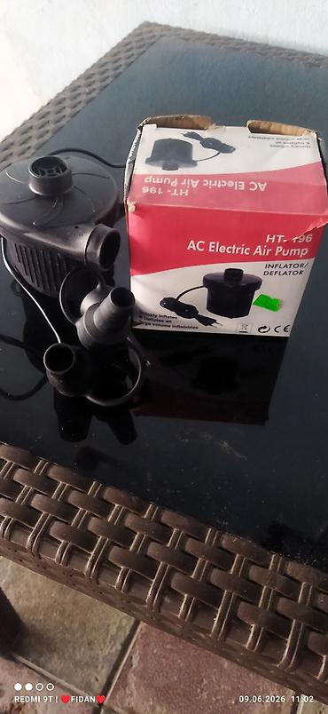 Alətlər: HT-196 AC Electric Air Pump – şişirdici/boşaldıcı Məhsulun — 3