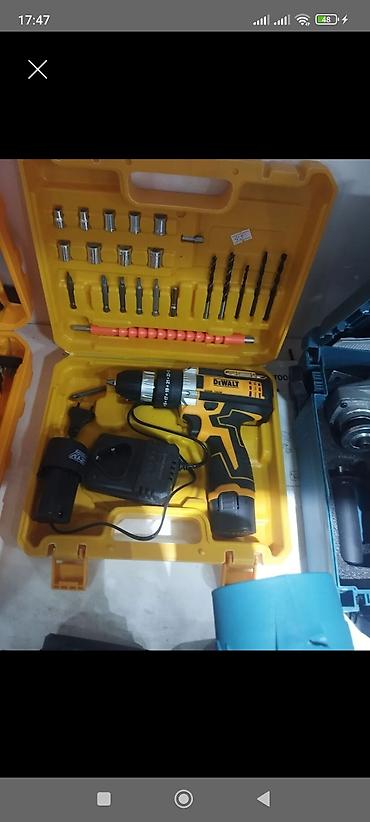 dewalt drel: Dewalt simsiz akkumulyatorlu matkap-şurupqafa dəsti - Brend: Dewalt - — 1