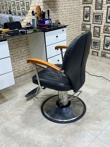 висячее кресло: Salon ucun kreslo berber kreslosu normal veziyyetde