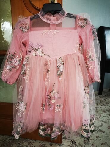 Детское платье цвет - Розовый
