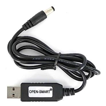 ventil: USB–Barrel Jack 5V→12V Gərginlik Yüksəldici Kabel (DC-DC Step-Up) USB — 3