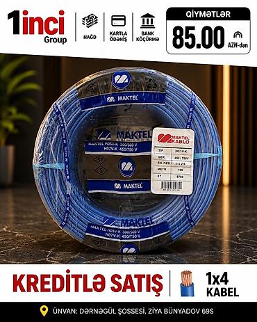 Maktel Kablo – 1x4 kabel Texniki göstəricilər: - Model: H07V-K -