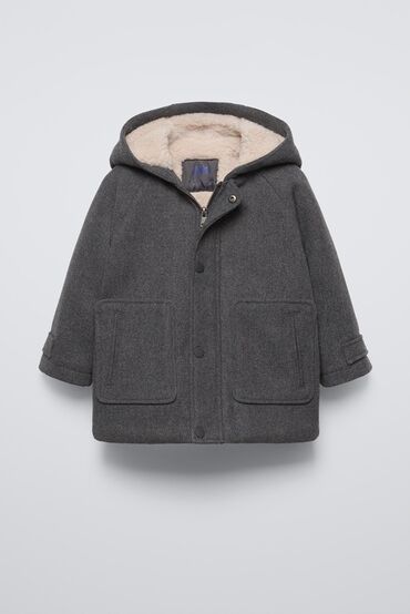 демисезонная верхняя одежда: Пальто, Унисекс, 1 - 2 года, Zara Kids