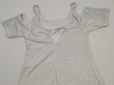 t shirty damskie szare: T-shirt, S (EU 36), condition - Very good
