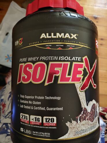 whey isolate qiymeti: Allmax firmasının yeni nesil isole wheyi Dünyada yüksək keyfiyyətinə