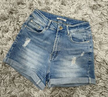 kargo pantalone h m: M (EU 38), Jeans, color - Light blue
