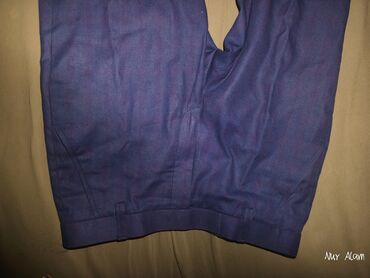 мужские классические брюки: Классические мужские брюки - Цвет: темно-синий с лёгким фиолетовым