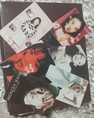 Qrammofon və patefonlar: BLACKPINK temalı fotokart və kolleksiya seti 6 lı 2 m - Mövzu