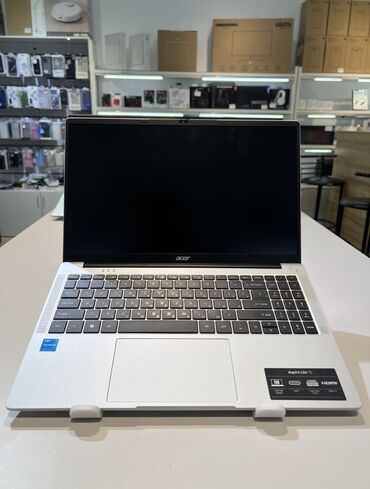 ssd накопители: Ноутбук, Acer, 8 ГБ ОЗУ, 15.6 ", Новый, Для несложных задач, память SSD