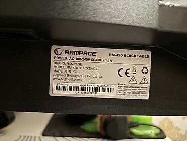 npad 16: Rampage RM-420 Black Eagle — 27” 165Hz Gaming Monitor 🎮 Gaming üçün — 3