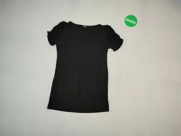Koszulka XL (EU 42), wzór - Jednolity kolor, kolor - Czarny
