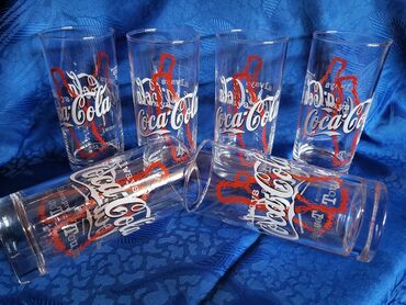 Čaše: Case nove Coca Cola vintaz Namacke. Komada. 6 — 1