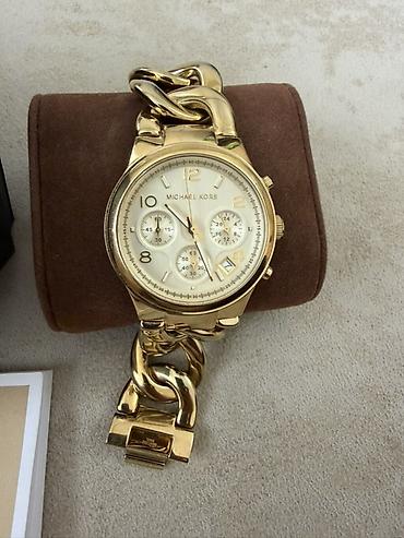 saat michael kors: Yeni, Qol saatı, Michael Kors, rəng - Qızılı — 1