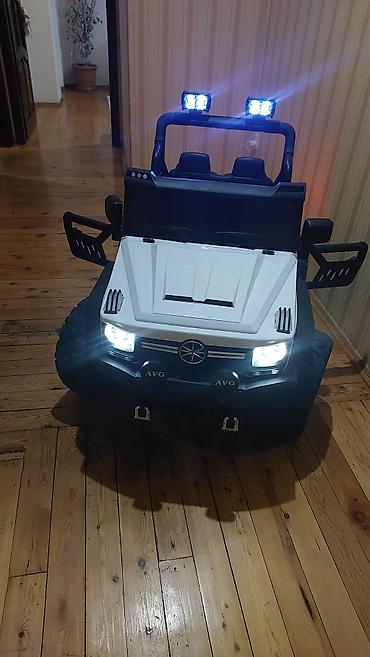 Uşaq üçün elektrik maşınları: Uşaq üçün elektrikli off-road tipli minik maşını - Korpus: ağ-qara — 4