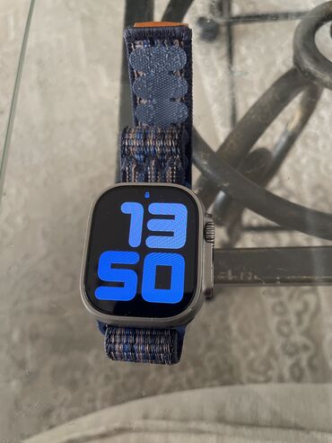 магнитола на е39: Apple Watch Ultra 2, состояние аккумулятора 98%. В комплекте ремешки и
