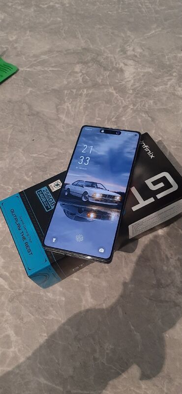 поко f7: Infinix GT 20 Pro, Колдонулган, 256 ГБ, түсү - Көк, eSIM