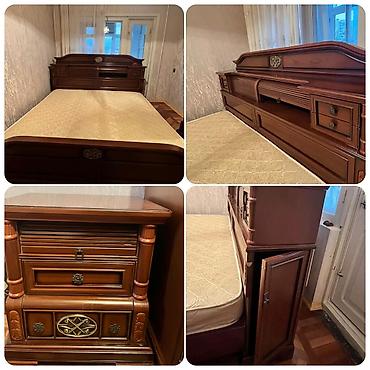 matras satışı: Taxt və 2tumba satılır 200azn. Əla vəziyyətdədi. Üstündə matrasda — 1