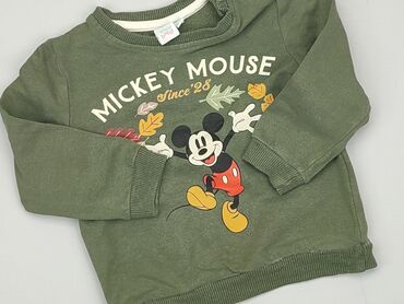 kombinezony zimowe dla chłopca: Sweatshirt, Disney, 9-12 months, condition - Very good