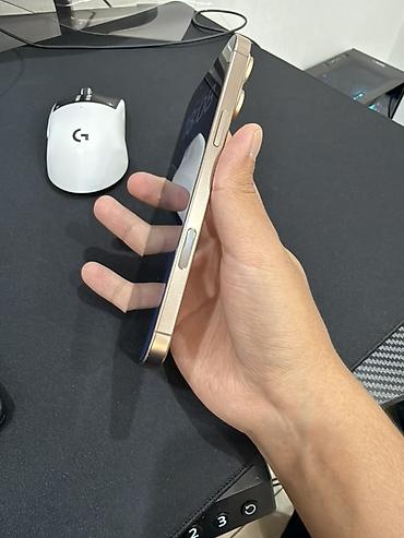 телефон 2500 сом: IPhone 16 Pro Max, Б/у, 256 ГБ, Золотой — 3