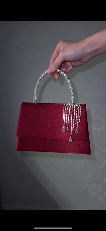 Клатчи: Вечерние мини-сумки с блеском и декором кристаллами Остались последние — 4