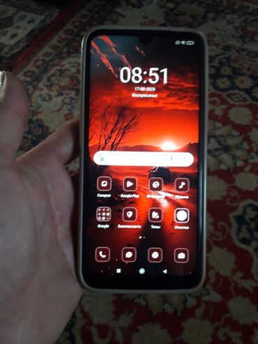 рэдми 9: Redmi, Redmi Note 7, Колдонулган, 32 ГБ, түсү - Көгүлтүр, 2 SIM