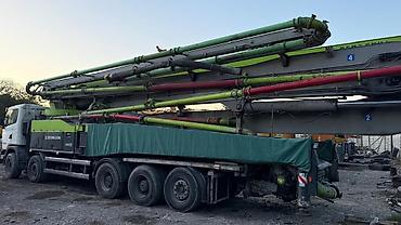 Курулуш жабдуулары: Бетон насосу, Zoomlion, 2012 г., 60тан ашык м — 3