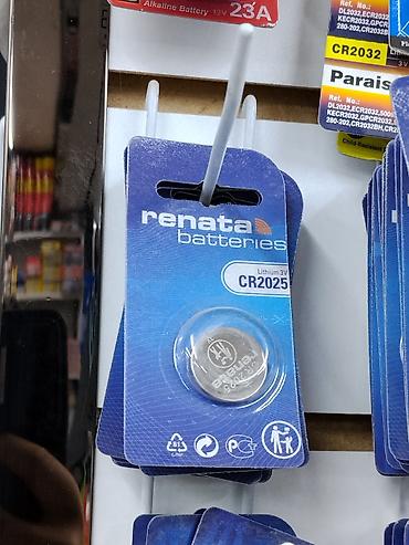 Литиевая батарейка Renata CR2025 (3V) - Тип: монетная литиевая