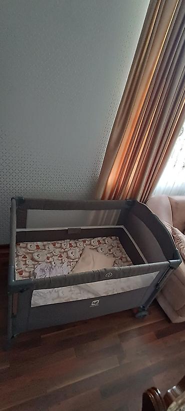 yataq manej: Uşaq üçün manej beşik/park yataq, içində matrasla bir yerdə satıram, 6 — 2