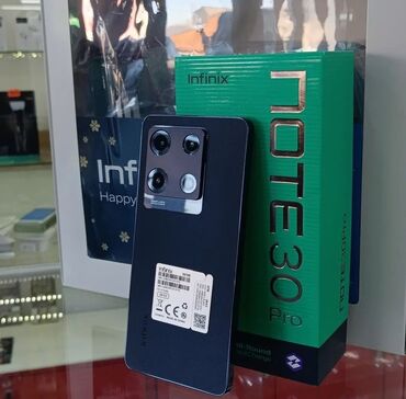 камера на самокат: Infinix Note 30 Pro, Б/у, 256 ГБ, цвет - Голубой, 2 SIM