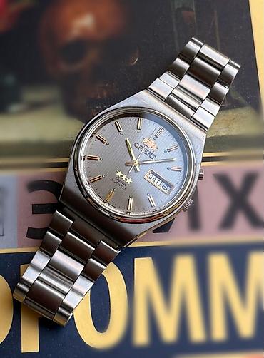 orient saat: Orient “Three Star” kişi qol saatı - Model: Orient 3-Star (korpus — 7