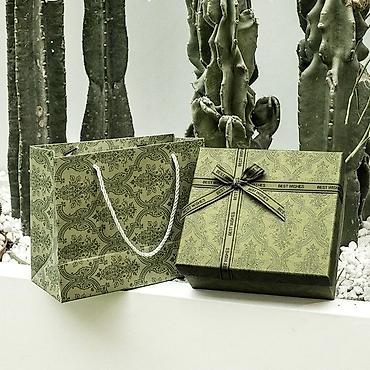 Подарки и сувениры: Набор Green Bamboo (Зеленый бамбук) • Подарочная коробка • — 4