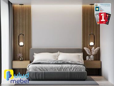 Yataq otağı dəstləri: 2 təknəfərlik çarpayı, Dolab, Komod, Tumba, Azərbaycan, Yeni — 7