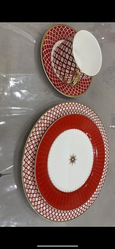 Наборы посуды: Императорский фарфор . Санкт-Петербург Комплект посуды из костяного — 4