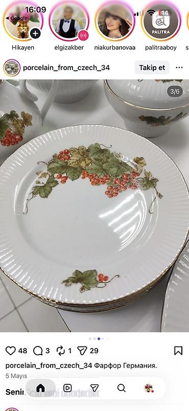 pegah kere yagi terkibi: Çay dəsti, rəng - Ağ, Farfor, Almaniya — 2