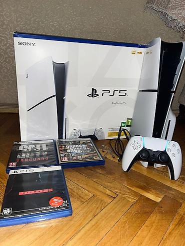 ps5 oyun diskləri: Sony PlayStation 5 (Diskli versiya) oyun konsolu seti 1tb yaddaş — 1