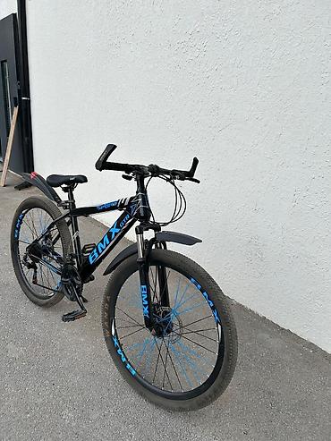velosiped 26 saft: BMX marka dağ/şose tipli velosiped - Rəng: qara-göy qrafika ilə - — 2
