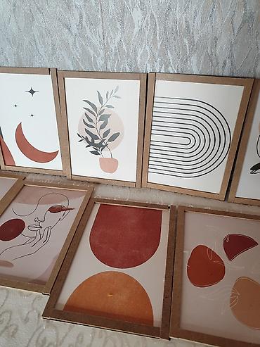 divar dekorları: Minimalist divar posteri – xətt sənəti kolleksiyası, sifariş üçün zəng — 4