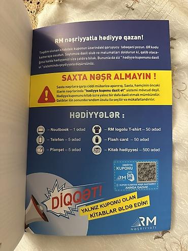 Книги и журналы: Kitab yenidir 2026-2027 nesirdir yanlis alinib deye satisdadir.hec — 3
