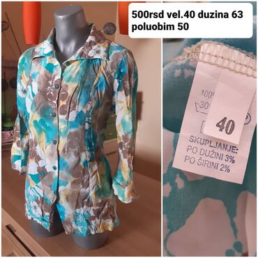 Majice kratkih rukava: Hugo Boss, S (EU 36), Lan, bоја - Šareno — 14