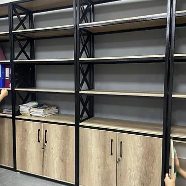 Стеллажи: Полки стеллажи Витрины для магазина Стеллаж для офиса Стеллаж в стиле — 31