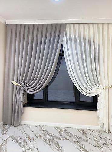 Шторы и занавески: Комплект штор, Бамбук, Магнитные, Монтаж без сверления, С вышивкой, Изготовление на заказ, Новый, Для балкона, Для беседки, Для ванной и душа at lalafo.kg — 9 Шторы и занавески: Комплект штор, Бамбук, Магнитные, Монтаж без сверления, С вышивкой, Изготовление на заказ, Новый, Для балкона, Для беседки, Для ванной и душа — 9