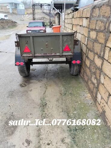 Qoşqular: Yük qoşqusu (tək oxlu) - Metallik korpus, dərin yük yeşiyi - Arxa — 4