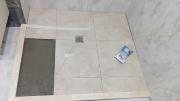 Duş poddonları: Duş gövdəsi/qabının hazırlanması – keramika və mərmər plitələrdən — 10