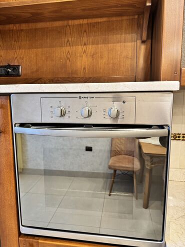 soba islenmis: Duxovka Hotpoint-Ariston, Elektrik, rəng - Boz, Quraşdırılan, İşlənmiş