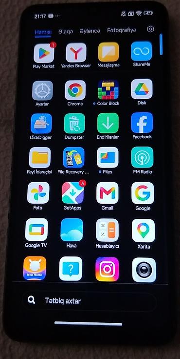 cat şuşə: Redmi 13, 256 GB, rəng - Mavi, Qırıq — 2