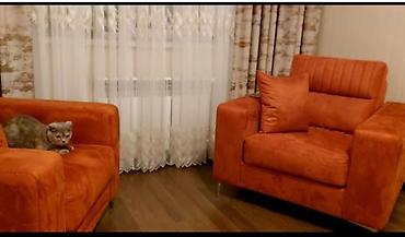 Divan və kreslo dəstləri: 050 836 05 36 ✅✅✅ Narıncı rəngdə iki ədəd yumşaq kreslo dəsti — 1