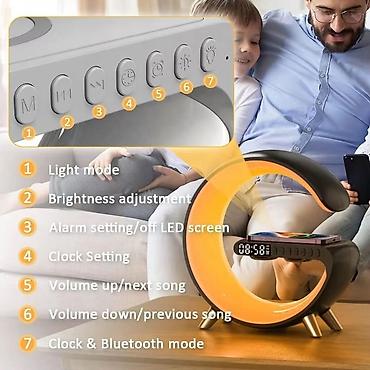 rush wave: Ритм RGB Light динамик BT Настольная лампа с регулируемой яркостью — 3