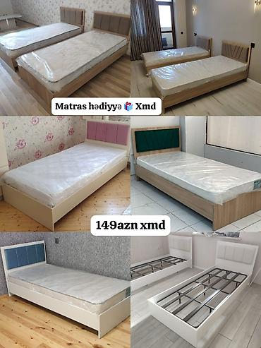 Ev və bağ: Yataq çarpayıları – 90x200 sm ölçülü tək nəfərlik modellər. - Müxtəlif — 1