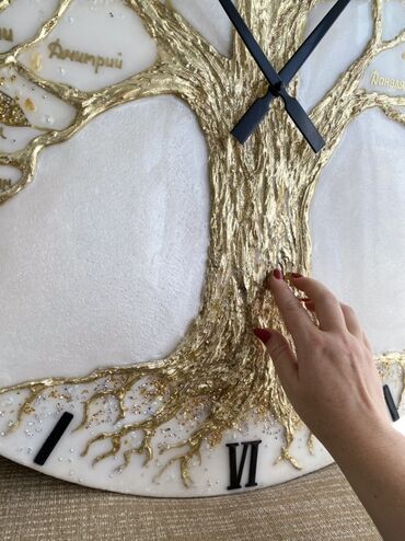 Часы для дома: ✨ Авторские изделия из эпоксидной смолы ✨ Создаём на заказ: часы — 26