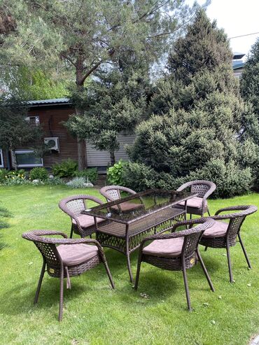 Садовая мебель: Комплект садовой мебели, Ротанг